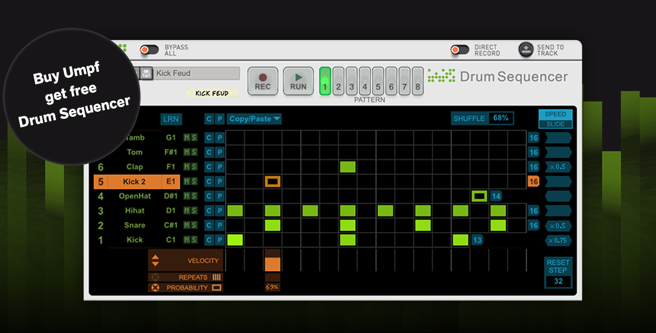 free drum step sequencer