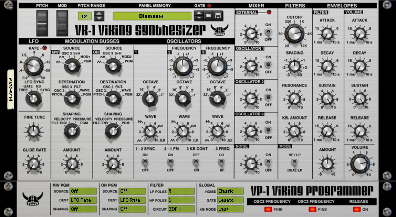 VK1 Viking Synthesizer Emulated Synthesizer Shop Reason Studios