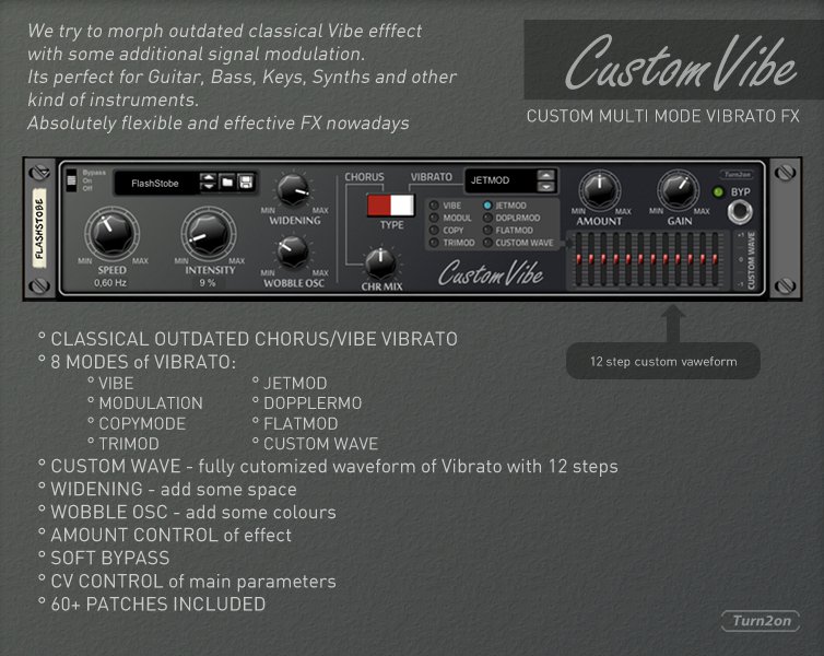 CustomVibe Multi Vibrato Effect Custom multimode Vibe Shop Reason