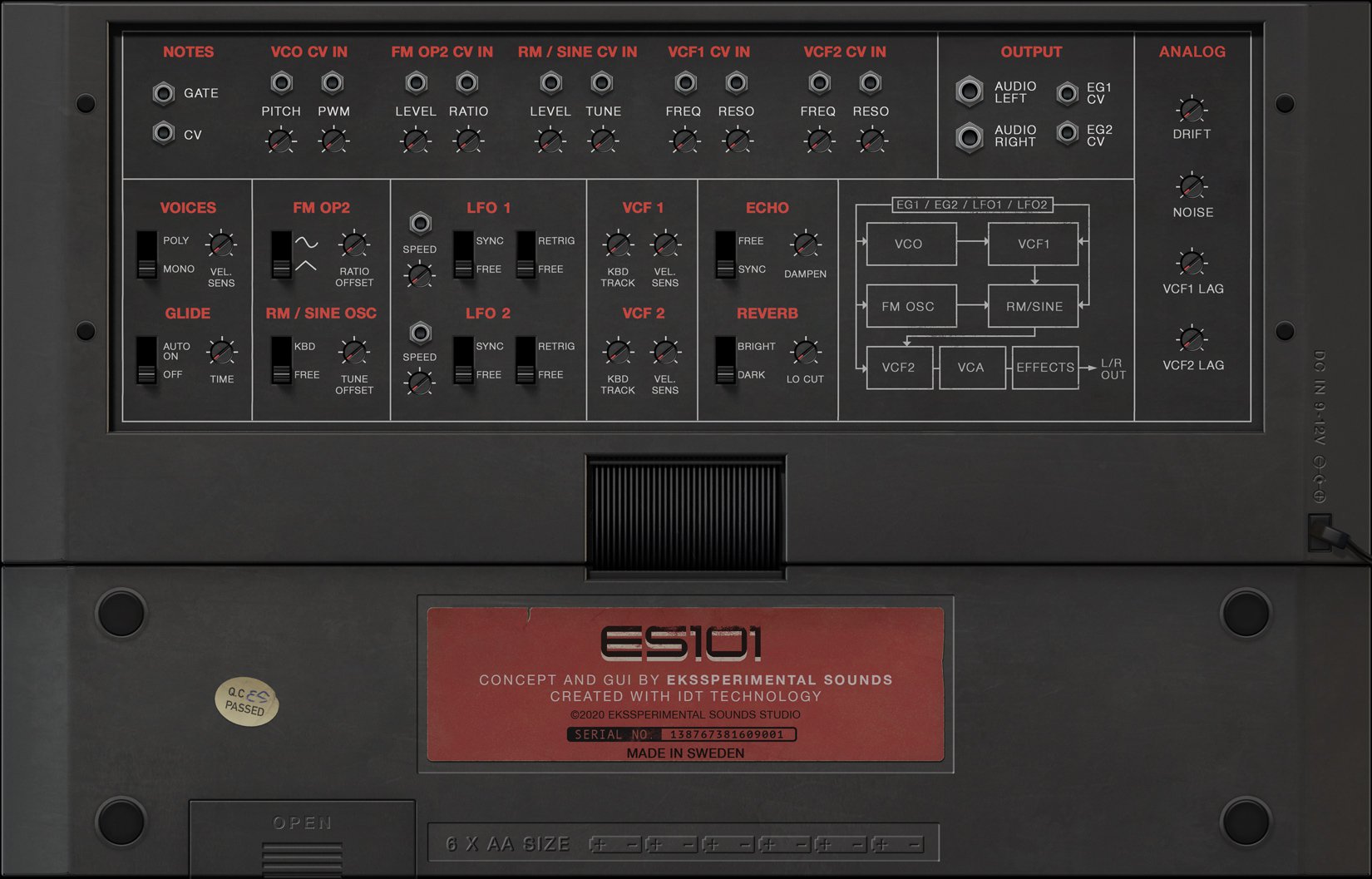 ES101 Analog Synthesizer | ES101 Synthesizer | Shop | Reason Studios