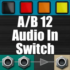 A/B 12 Stereo Audio Inputs Switch